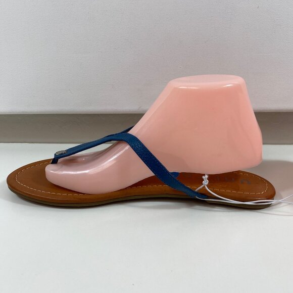 Unisa Womens Blue Strappy Sandals Flip Flops Shoes Spring Summer Pool Size 10M - Picture 2 of 9